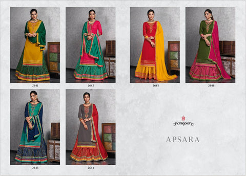 Rangoon Presents Apsara Jam Silk Embroidery Work Party Wear Fancy Designer Salwar Suits