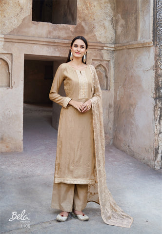 BELA FASHION VIRASAT VISCOUS MUSLIN COTTON BOTTOM HEAVY QUALITY SUIT