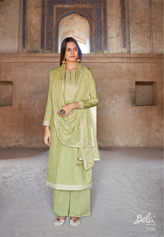 BELA FASHION VIRASAT VISCOUS MUSLIN COTTON BOTTOM HEAVY QUALITY SUIT