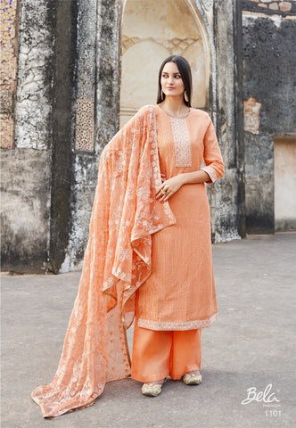 BELA FASHION VIRASAT VISCOUS MUSLIN COTTON BOTTOM HEAVY QUALITY SUIT