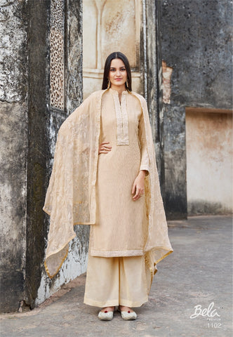 BELA FASHION VIRASAT VISCOUS MUSLIN COTTON BOTTOM HEAVY QUALITY SUIT