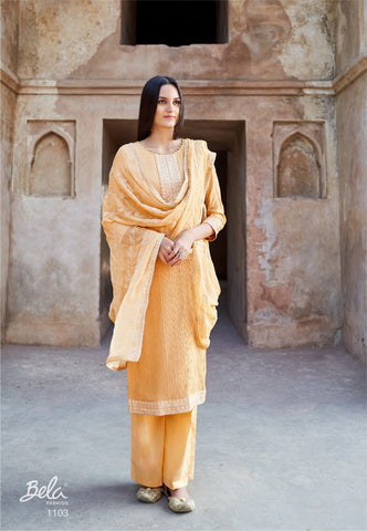 BELA FASHION VIRASAT VISCOUS MUSLIN COTTON BOTTOM HEAVY QUALITY SUIT