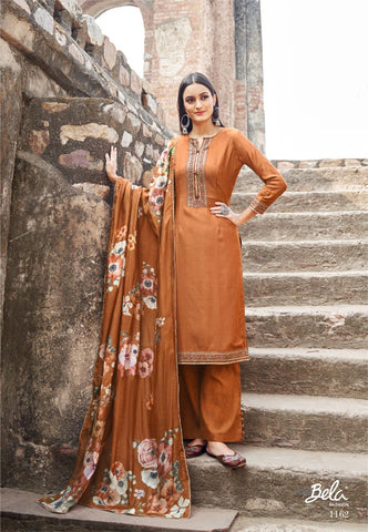 Bela Maahi Fabric Mulsin Fancy Designer Salwar Suit