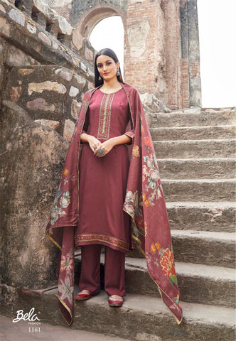 Bela Maahi Fabric Mulsin Fancy Designer Salwar Suit