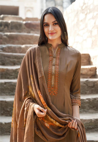 Bela Maahi Fabric Mulsin Fancy Designer Salwar Suit