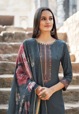 Bela Launched Maahi Fabric Muslin Fancy Designer Salwar Suits