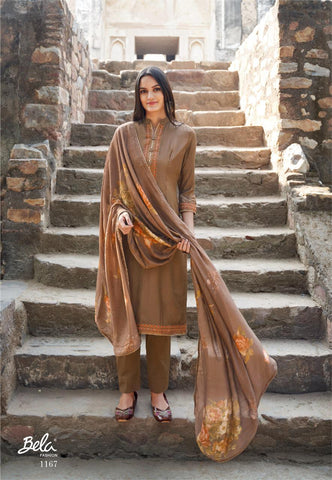 Bela Maahi Fabric Mulsin Fancy Designer Salwar Suit