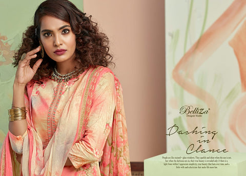 Belliza Designer Studio Pearls Cotton Embroidery Kashmiri Work Salwar Kameez