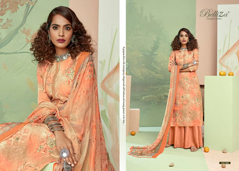 Belliza Designer Studio Pearls Cotton Embroidery Kashmiri Work Salwar Kameez