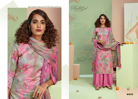 Belliza Designer Studio Pearls Cotton Embroidery Kashmiri Work Salwar Kameez