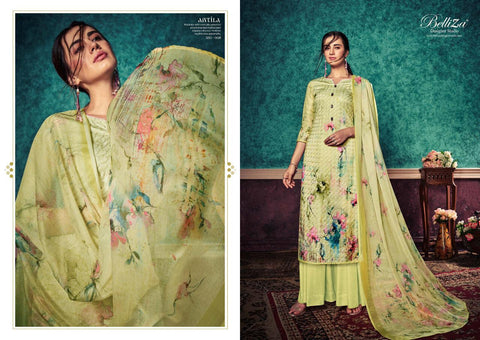Belliza Designer Studio Presents Antila Pashmina Embroidery Work Fancy Designer Salwar Suits