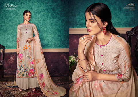 Belliza Designer Studio Presents Antila Pashmina Embroidery Work Fancy Designer Salwar Suits