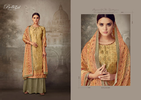 Belliza Designer Studio Presents Cosmic Pure Silk Fancy Designer Salwar Suits