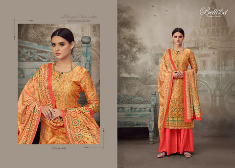 Belliza Designer Studio Presents Cosmic Pure Silk Fancy Designer Salwar Suits
