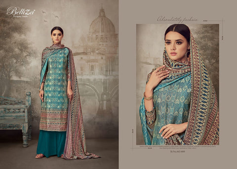 Belliza Designer Studio Presents Cosmic Pure Silk Fancy Designer Salwar Suits