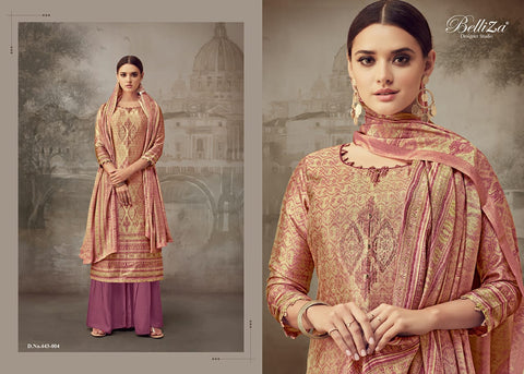 Belliza Designer Studio Presents Cosmic Pure Silk Fancy Designer Salwar Suits