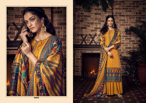 Belliza Designer Studio Presents Pashmina Printed Embroidery Work Fancy Designer Salwar Kameez