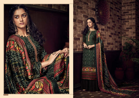 Belliza Designer Studio Presents Pashmina Printed Embroidery Work Fancy Designer Salwar Kameez
