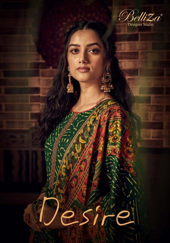 Belliza Designer Studio Presents Pashmina Printed Embroidery Work Fancy Designer Salwar Kameez