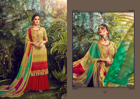 Belliza Designer Studio Presents Julia Pashmina Printed Fancy Designer Salwar Kameez