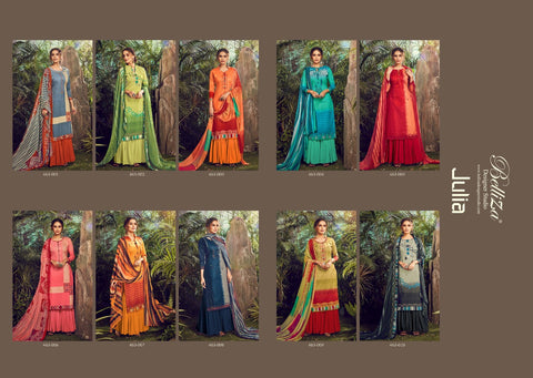 Belliza Designer Studio Presents Julia Pashmina Printed Fancy Designer Salwar Kameez