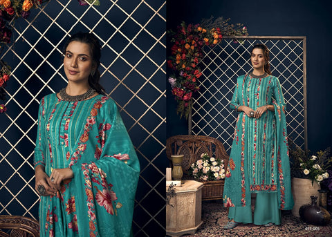 Belliza Designer Studio Launched Kashmiriyat Pashmina Printed Fancy Designer Salwar Kameez