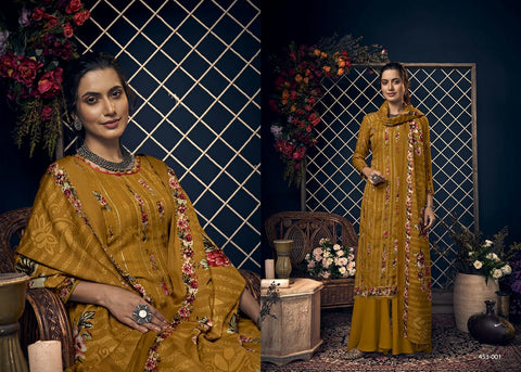 Belliza Designer Studio Launched Kashmiriyat Pashmina Printed Fancy Designer Salwar Kameez