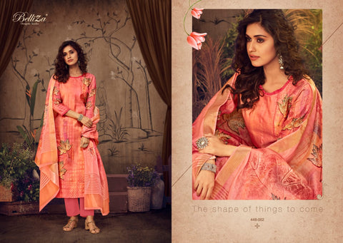 Belliza Designer Studio Presents Maanya Modal Satin Printed Fancy Designer Salwar Suits