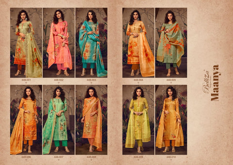 Belliza Designer Studio Presents Maanya Modal Satin Printed Fancy Designer Salwar Suits