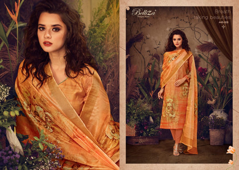 Belliza Designer Studio Presents Maanya Modal Satin Printed Fancy Designer Salwar Suits
