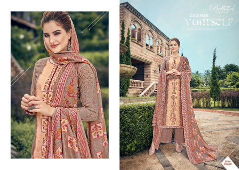 Belliza Designer Studio Launched Masakali Pashmina Printed Fancy Designer Salwar Kameez