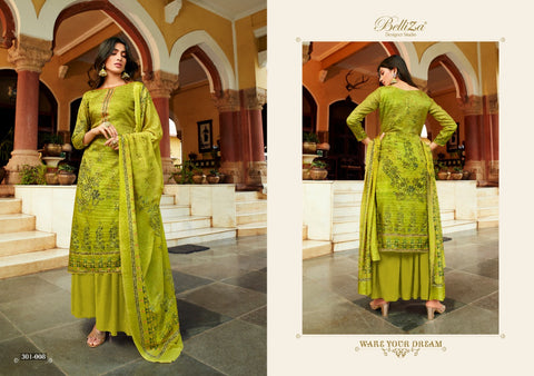 Belliza Designer Studio Presents Navya Kollam Silk Printed Fancy Designer Kameez