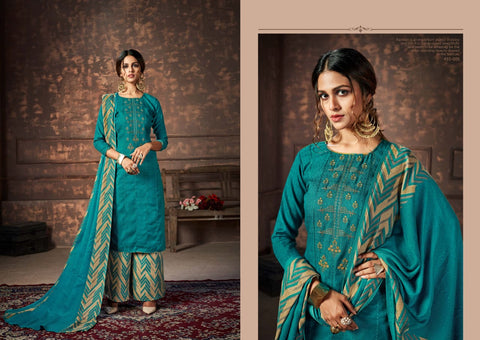 Belliza Designer Studio Presents Nizam e Patiyala Pashmina Printed Kasmiri Salwar Kameez
