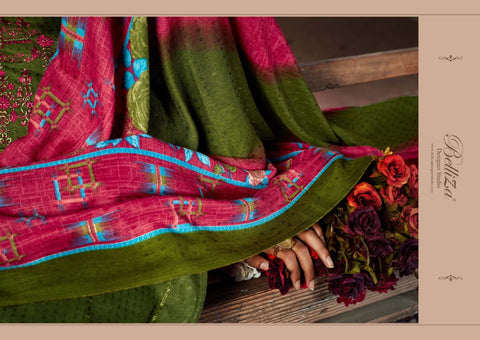 Belliza Designer Studio Presents Nizam e Patiyala Pashmina Printed Kasmiri Salwar Kameez