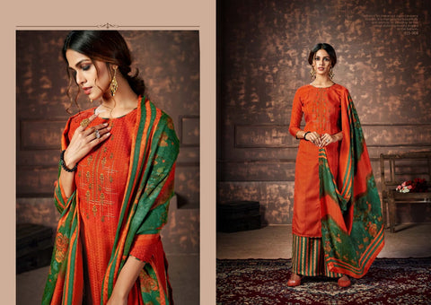 Belliza Designer Studio Presents Nizam e Patiyala Pashmina Printed Kasmiri Salwar Kameez
