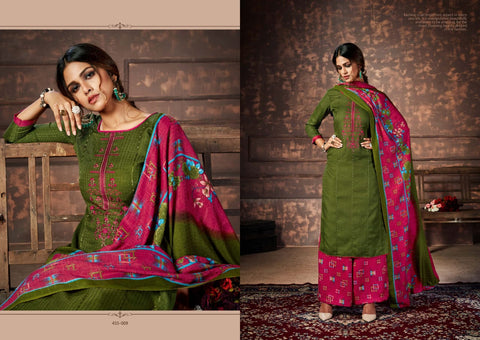 Belliza Designer Studio Presents Nizam e Patiyala Pashmina Printed Kasmiri Salwar Kameez