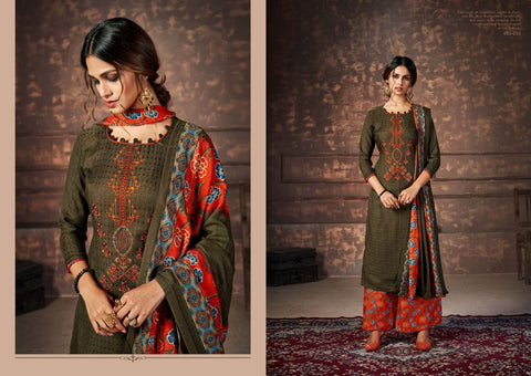Belliza Designer Studio Presents Nizam e Patiyala Pashmina Printed Kasmiri Salwar Kameez