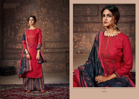 Belliza Designer Studio Presents Nizam e Patiyala Pashmina Printed Kasmiri Salwar Kameez