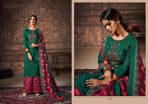 Belliza Designer Studio Presents Nizam e Patiyala Pashmina Printed Kasmiri Salwar Kameez