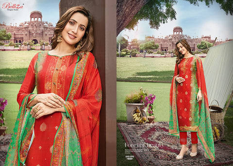 Belliza Designer Studio Presents Raas Upada Silk Printed Fancy Designer Salwar Suits