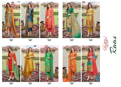Belliza Designer Studio Presents Raas Upada Silk Printed Fancy Designer Salwar Suits