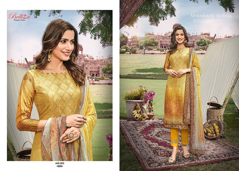 Belliza Designer Studio Presents Raas Upada Silk Printed Fancy Designer Salwar Suits