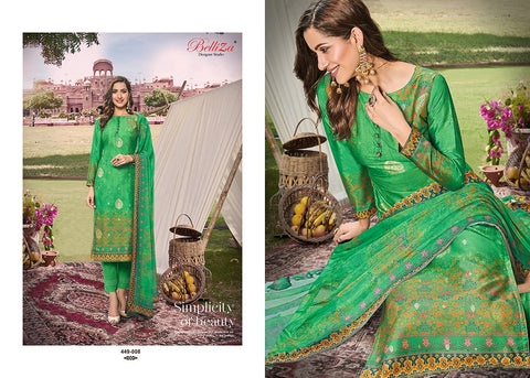 Belliza Designer Studio Presents Raas Upada Silk Printed Fancy Designer Salwar Suits