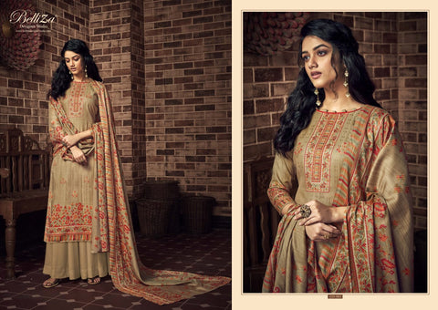 Belliza Designer Studio Presents Ruhani Pure Pashmina Printed Fancy Designer Salwar Kameez