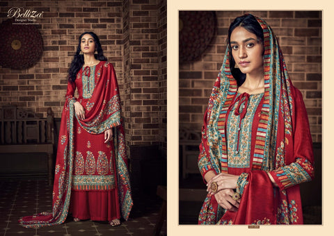 Belliza Designer Studio Presents Ruhani Pure Pashmina Printed Fancy Designer Salwar Kameez