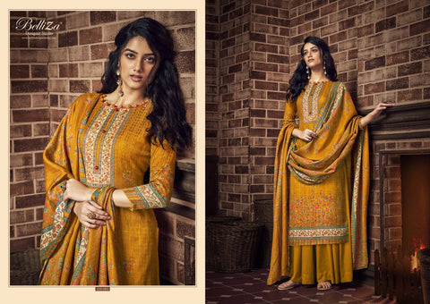 Belliza Designer Studio Presents Ruhani Pure Pashmina Printed Fancy Designer Salwar Kameez