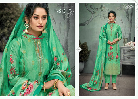 Belliza Designer Studio Paridhan Banarsi Silk Printed Fancy Designer Salwar Kameez