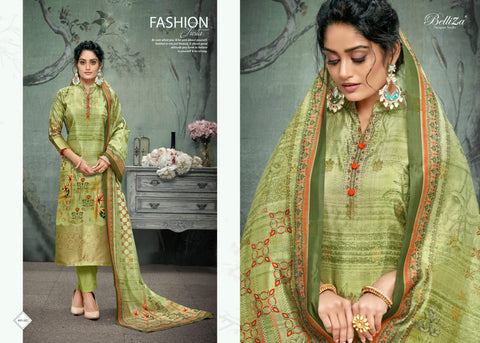 Belliza Designer Studio Paridhan Banarsi Silk Printed Fancy Designer Salwar Kameez
