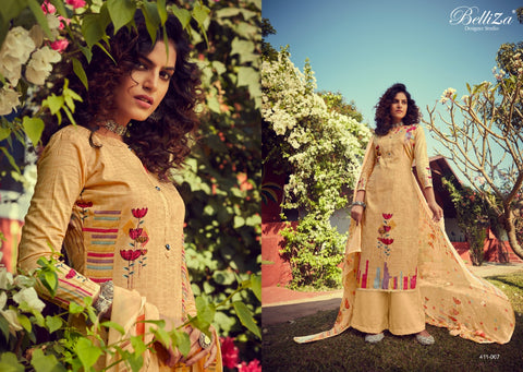 BELLIZA DESIGNER STUDIO ZOHRA PURE COTTON PREMIUM SUIT COLLECTION