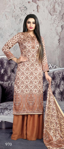 Bipson Launched Noor Pashmina Tusser Silk Fancy Designer Salwar Suits